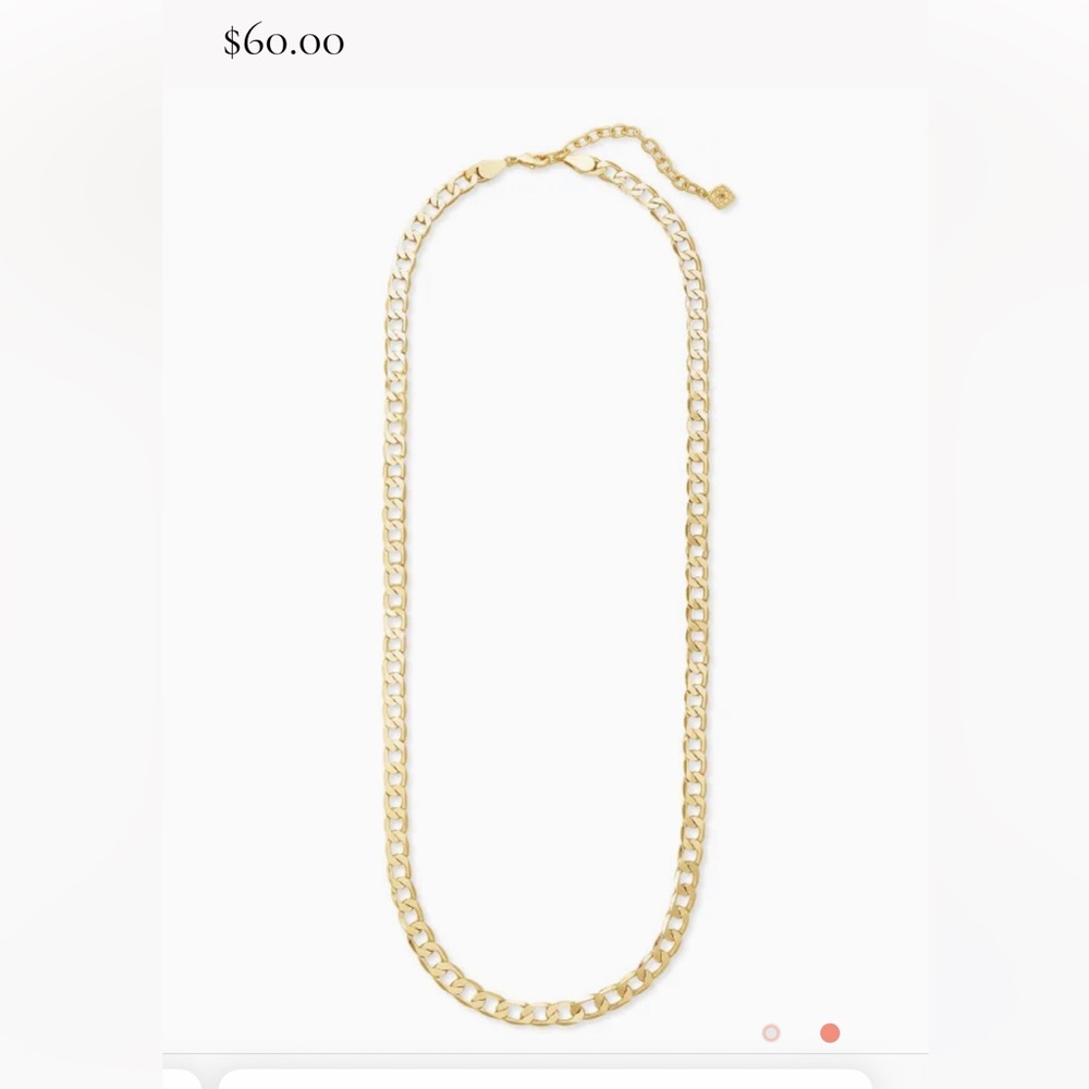 Brand new Kendra Scott 14k gold layerable chain necklace